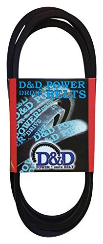 D & D PowerDrive 59B35TP Crosley Corp Yedek Kayış, A / 4L, 1-Bant, 34 Uzunluk, Kauçuk