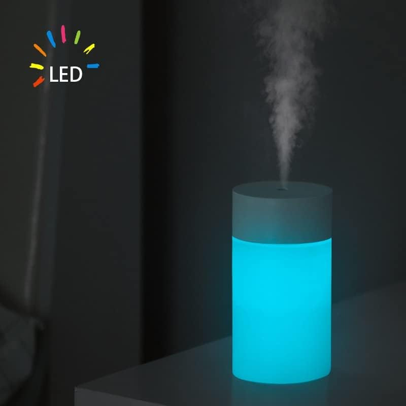 QUESHENG ultrasonik hava nemlendirici led ışık Mini arıtma aromatik anyon püskürtücü ile romantik ışık (renk : E, boyutu