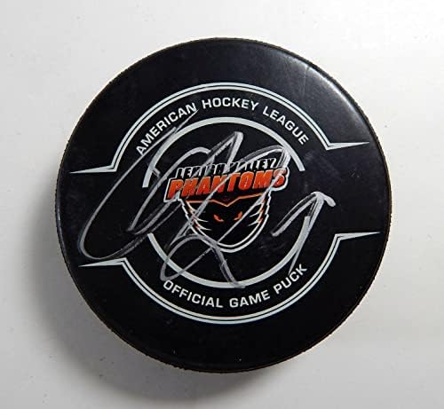 Cal O'REİLLY 9 İmzalı LeHigh Valley Phantoms AHL Hokey Diski Otomatik 444 İmzalı NHL Diskleri
