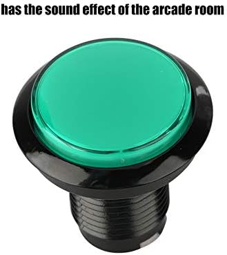 SALUTUY Arcade düğmeleri, düğme ışıkları çizikleri önler DIY parçaları için oyun için birden fazla model mevcuttur (yeşil)