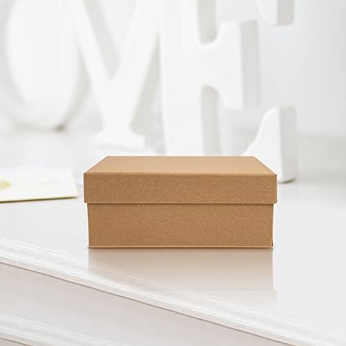 Zerodeko Kutuları Hediye Kutuları Hediye Paketleme için 5 adet Kraft Kağıt Bardak Kutuları Nakliye Parti Hediyeleri için
