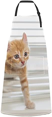Yaramaz Pet Sevimli Kedi Kişiselleştirilmiş Önlükleri Yaramaz Pet Sevimli Kedi Ayarlanabilir Kravat Cepler İle Yetişkin İçin