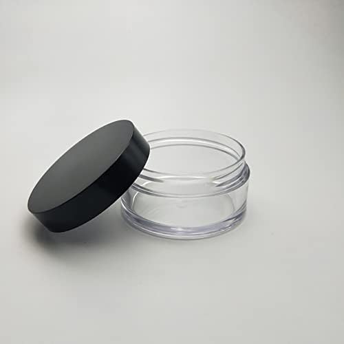 GSHLLO 10 Adet Boş Kozmetik Kavanoz Şeffaf Plastik Kavanoz Dudak balsamı Kapaklı Tencere Doldurulabilir Boş Kavanoz Örnek