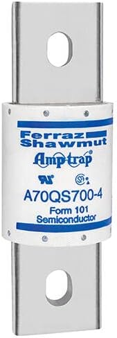 FERRAZ ŞALMUT A70QS800-4 Sigorta, 700VAC / DC, Form 101, 800AMP, 200 / 100KA