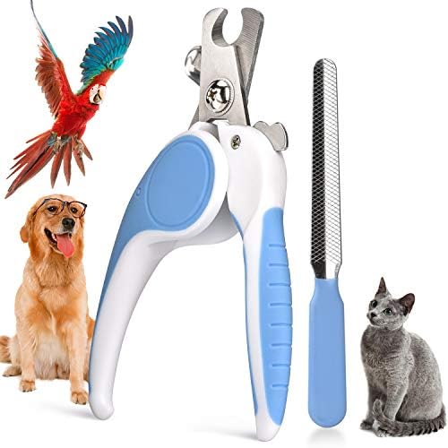 ganerıc Kedi ve köpek tırnak makası, büyük ve küçük hayvanlar için Profesyonel kesme aletleri-Aşırı kesmeyi önlemek için