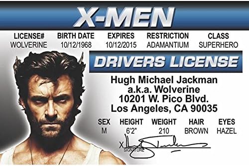 İşaretler 4 Eğlenceli NXMIDW Hugh Jackman'ın Ehliyeti
