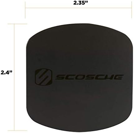 Scosche MAGRKXLİ MagicMount Telefon Değiştirme Plakası Kiti Siyah-XL ve MAGKİT MagicMount Manyetik Araç Telefonu Tutucu Yuvası-360