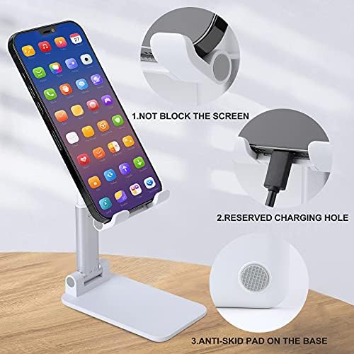 Renk Boya Sıçraması Cep Telefonu Standı Katlanabilir Ayarlanabilir Cep Telefonu Tutucu Masaüstü Dock iPhone Anahtarı Tablet