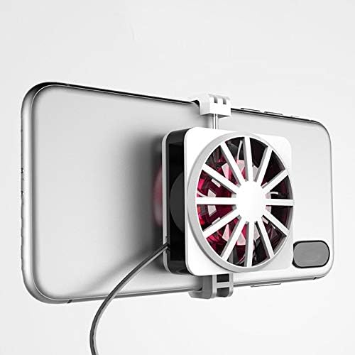 YLHXYPP cep telefonu soğutucu evrensel oyun telefonu soğutucu taşınabilir RGB Fan tutucu ısı emici çapa oyun Radyatör
