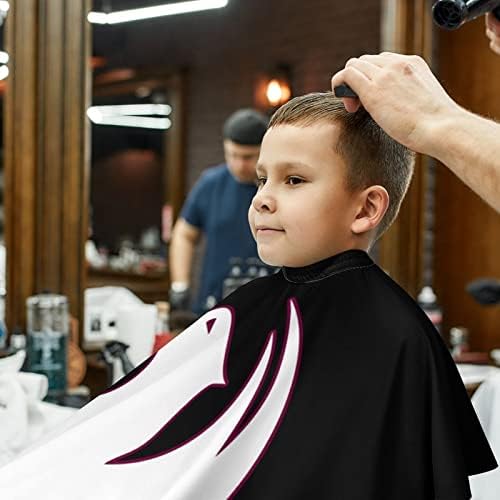 Phoenix bayrağı Çocuk Saç Kesimi Pelerin Kuaför Önlük Ayarlanabilir Snap Saç Kesme Kapağı
