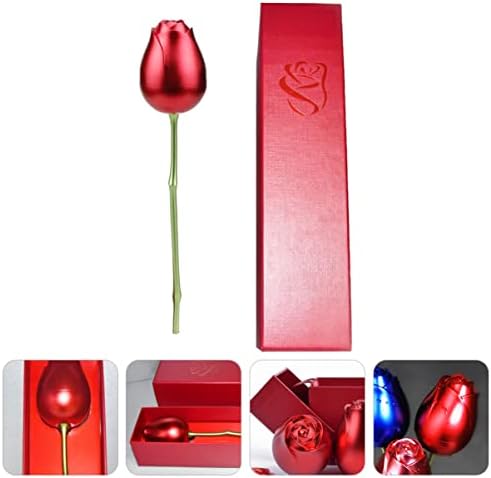 Abaodam 3 adet Sevgililer Yüzükler Düğün Kafa Çiçek Metal Şekil Yüzük Gül Mevcut Baz Hediye Yaşlanma Durumda Gün Tutucu Nişan