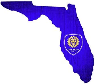 Fan Kreasyonları MLS Orlando City Unisex Orlando City Takım Rengi Logosu Eyalet İşareti, Takım Rengi, Bir Boyut