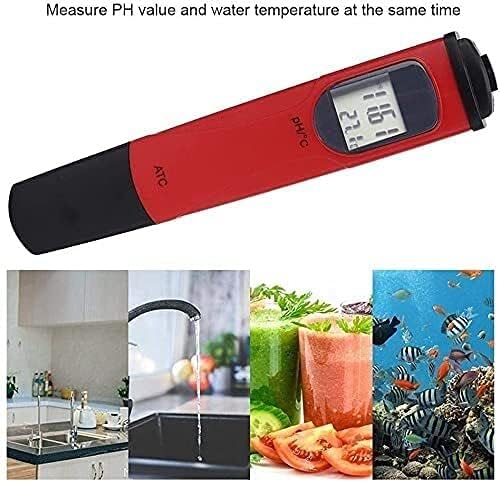 YUESFZ Hassas PH Test Cihazı PH Test Kalemi Hafif ve Taşınabilir Su Geçirmez Metal Sağlam ve Dayanıklı Ev Kullanımı için