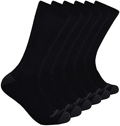 Timberland PRO erkek 6'lı Paket Performans Mürettebat Boyu Çorap