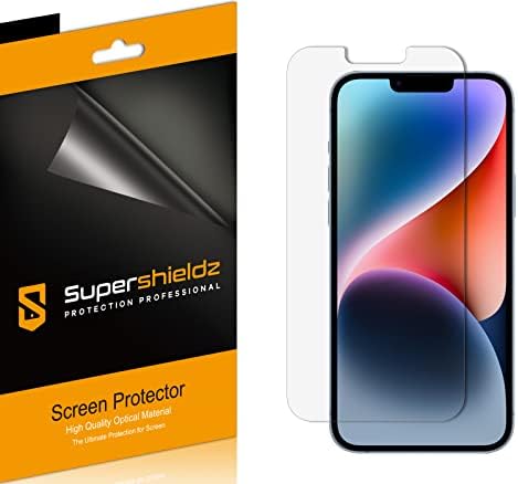 (6 Paket) Supershieldz Parlama Önleyici (Mat) Ekran Koruyucu için Tasarlanmış iPhone 14 Plus/iPhone 13 Pro Max (6.7 inç)