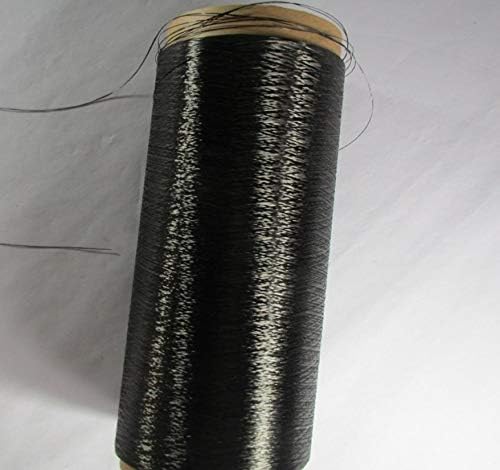 Wang shufang 1 adet 1k Karbon Fiber Fitil İplik Filament İletken Isıtma Filament 3800Mpa japonya'da yapılan (Renk: 10m Uzunluk)