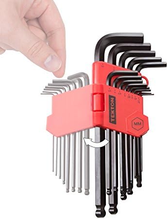 TEKTON Top Uçlu Altıgen Anahtar Anahtarı Seti, 13 Parçalı (1,27-10 mm) | 25272