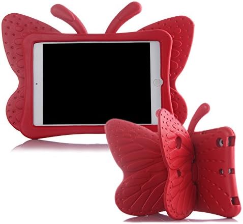 Galaxy Tab için Bir 7.0 İnç SM-T280 / T285, çocuklar Hafif Sevimli Kelebek Şok Geçirmez EVA Köpük Serisi Kickstand Tablet