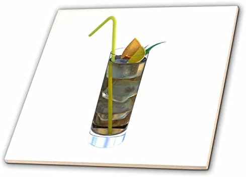 3dRose Boehm Grafik İçecekler - Bir Highball alkollü içecek - Fayans (ct_357637_1)
