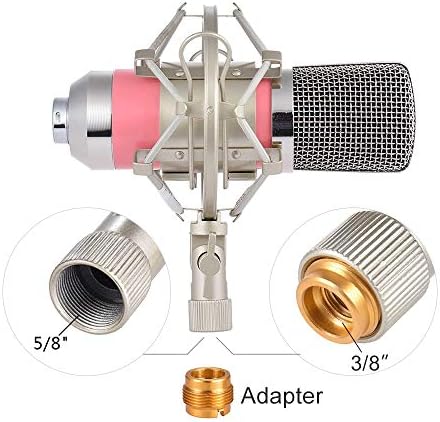 GFDFD Profesyonel Yayın Stüdyosu Kayıt Kondenser Mikrofon Mikrofon Kiti İle Darbeye Dayanıklı Standı Ayarlanabilir Asılı