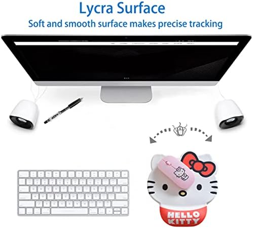 Sevimli Hello Kitty Mouse Pad Bilek Desteği, Hello Kitty Masa Aksesuarları Ofis Malzemeleri Şeyler, Ofis Masası Bilgisayar