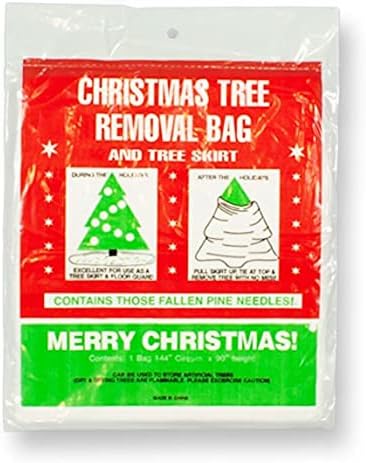 Noel Ağacı Çıkarma Çantası-Tek Kullanımlık Ağaç Çantası 7 Ft Ağaca kadar Sığar