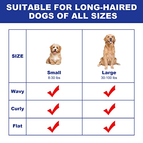 Kaniş Doodle için Slicker Fırça, Köpek Doodle Fırça Bakım için Büyük Pet Saç, Kaniş Labradoodle Bernedoodle Köpek Uzun Pin