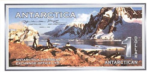 Antarktika-Numune F0000 notu-10 notluk grup-Yabancı Kağıt Para