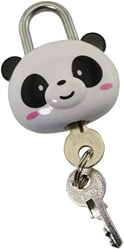 SQXBK Panda Kilidi Sevimli Panda Asma Kilit Güvenlik anahtarlı kilit