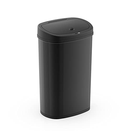 UXZDX Hareket Sensörü Mutfak Çöp Tenekesi Paslanmaz Çelik Çöp Kutuları ( Renk: D, Boyut: 1 )