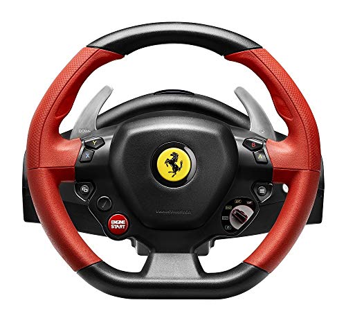 Xbox One ve F1 2019 Yıldönümü Sürümü için Thrustmaster Ferrari 458 Örümcek Yarış Tekerleği-Xbox One