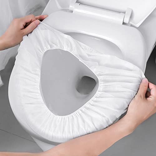NEEDBUY tek kullanımlık tuvalet oturağı Yastık Seyahat Ev Hastane Tuvalet klozet kapağı Dokunmamış Kumaş Beyaz