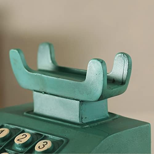 MYAOU Antika Telefon Yaratıcı Retro Dekoratif Telefon Reçine Döner Telefon Dekorasyon Cafe Bar pencere dekorasyonu Ev Dekorasyon