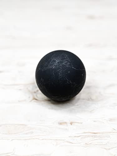 Shungite Kulübü Shungite Küre Cilasız Topu şifa taşı gelen Karelya 100mm Siyah Kristal Ev Dekorasyonu, Şifa Taş