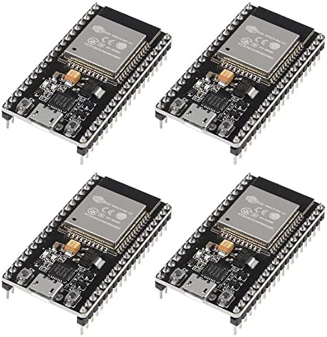 ACEIRMC 4 adet ESP32S ESP32 CP2102 38 pins Geliştirme Kurulu 2.4 GHz Çift Çekirdekli WLAN WiFi + Bluetooth 2-in-1 Mikrodenetleyici