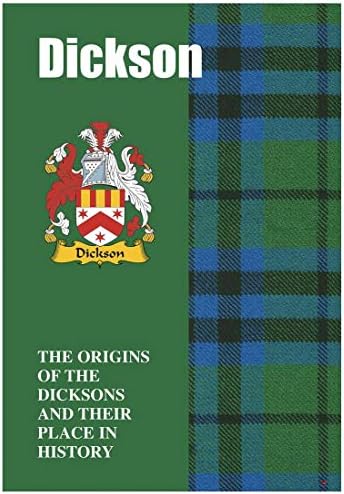 I LUV LTD Dickson Soy Kitapçığı İskoç Klanının Kökenlerinin Kısa Tarihi