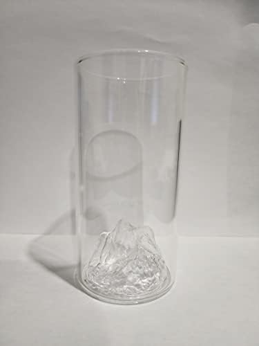 10 oz Premium Highball cam dağ manzaralı ısıya dayanıklı uzun borosilikat cam Uzun İçme suyu kokteylleri karışık içecekler