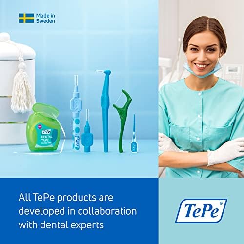 TEPE İnterdental Fırça Orijinal, Yumuşak Diş Fırçası Diş Temizliği için, 25'li paket, 1,5 mm, Ekstra Büyük Boşluklar, Siyah,
