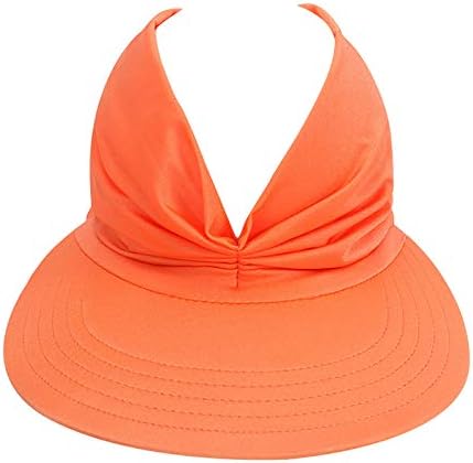 NEARTİME Yaz Şapka kadın Vizör güneş şapkası Anti-Ultraviyole Elastik İçi Boş silindir şapka plaj şapkası