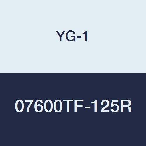 YG-1 07600TF-125R Karbür Köşe Yarıçapı Freze, 4 Flüt, Normal Uzunluk, YG: Tylon F Finish, 4 Uzunluk, 1
