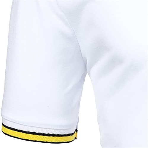 DIYAGO polo gömlekler Erkekler Düğme up Colorblock Moda Rahat Tasarımcı Gömlek Tees Golf Yaz Üstleri Ofis Yaka Kısa Kollu
