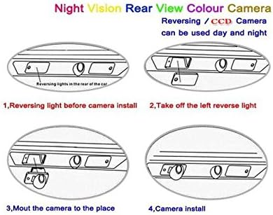 Ters geri görüş kamerası / park kamerası / HD CCD RCA NTST PAL / Plaka Lambası OEM Chrysler Sebring için 2007~2014