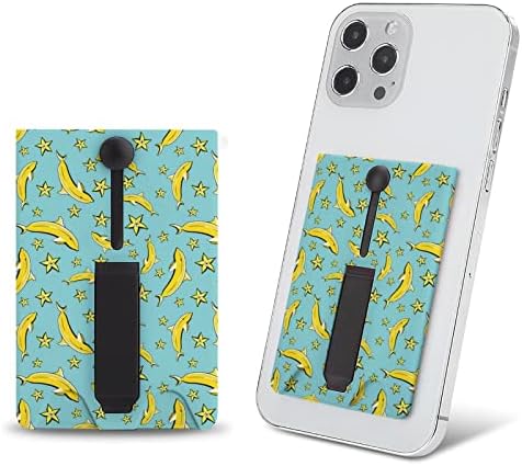 Muz Yunus Yapışkanlı telefon tutamağı kart tutucu Pop Out Standı Katlanabilir Kickstand Tasarım Baskı ile