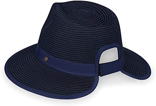 Wallaroo Şapka Şirketi Kadın Gabi At Kuyruğu Fötr Şapka-UPF 50 + - Hafif-Ayarlanabilir-Paketlenebilir-Orta