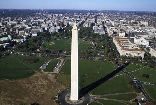 Fotoğraf: Havadan Görünüm, Washington Anıtı, Washington, DC, Columbia Bölgesi, Amerika 1