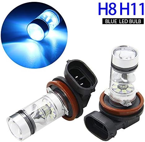 AXECO son derece parlak H8 H11 LED sis ampuller DRL gündüz sürüş ışık değiştirme buz mavi 8000 K H9