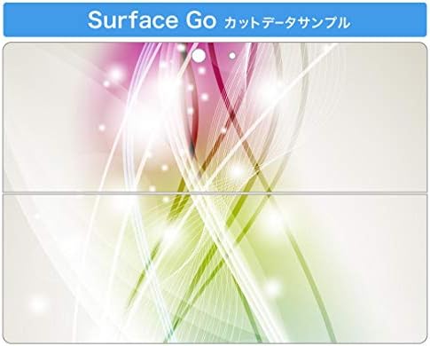 ıgstıcker Çıkartması Kapak Microsoft Surface Go/Go 2 Ultra İnce Koruyucu Vücut Sticker Skins 002097 Renkli Glitter