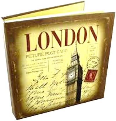 LONDRA Şehir Baskı Tıknaz 100 Anılar Fotoğraf Albümü 6 x 4 Asetat Kollu 5PK