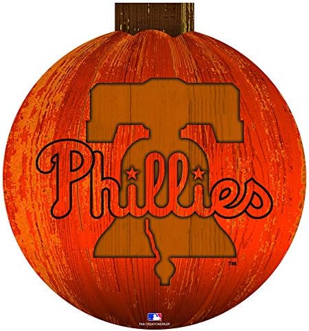 Fan Kreasyonları MLB Philadelphia Phillies Unisex Pittsburgh Korsanları 12 içinde. Cadılar Bayramı Balkabağı İşareti, Takım