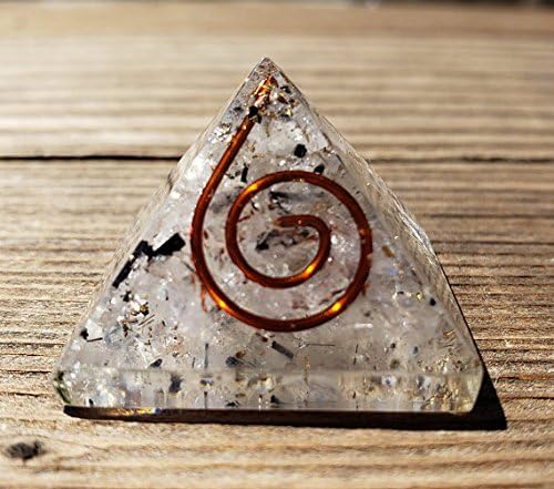 [A & S Kristaller] Küçük (25-30mm) TOURMALATED KUVARS BOBİN Orgon Taş Piramit Küçük Piramit Orgon